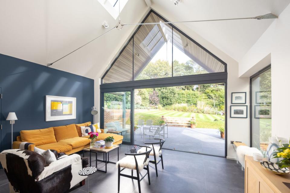 Interieur met stalen details