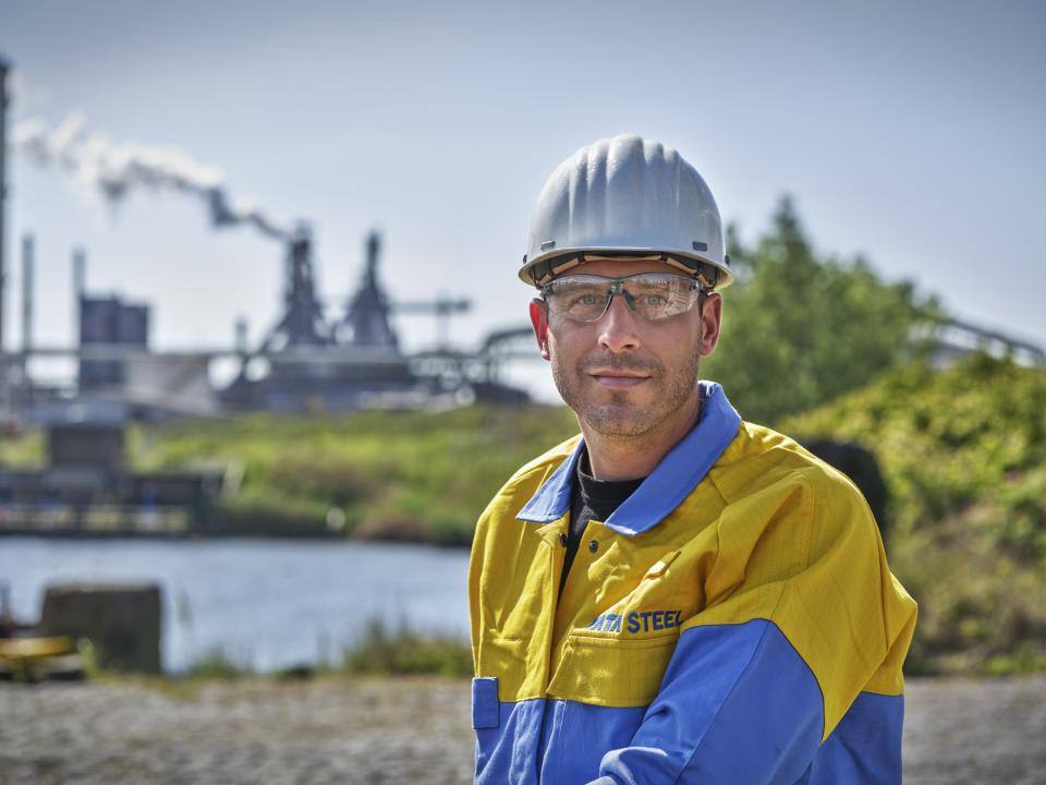 Jesper voor de hoogovens